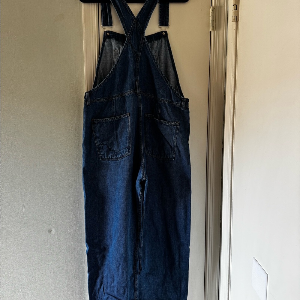 We The Free Classic Blue Denim Overalls size L - Picture 7 of 9